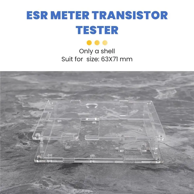 AED6-LCR-T4 ESR Meter Transistor Tester Diode Triode Capacitance SCR Inductance New