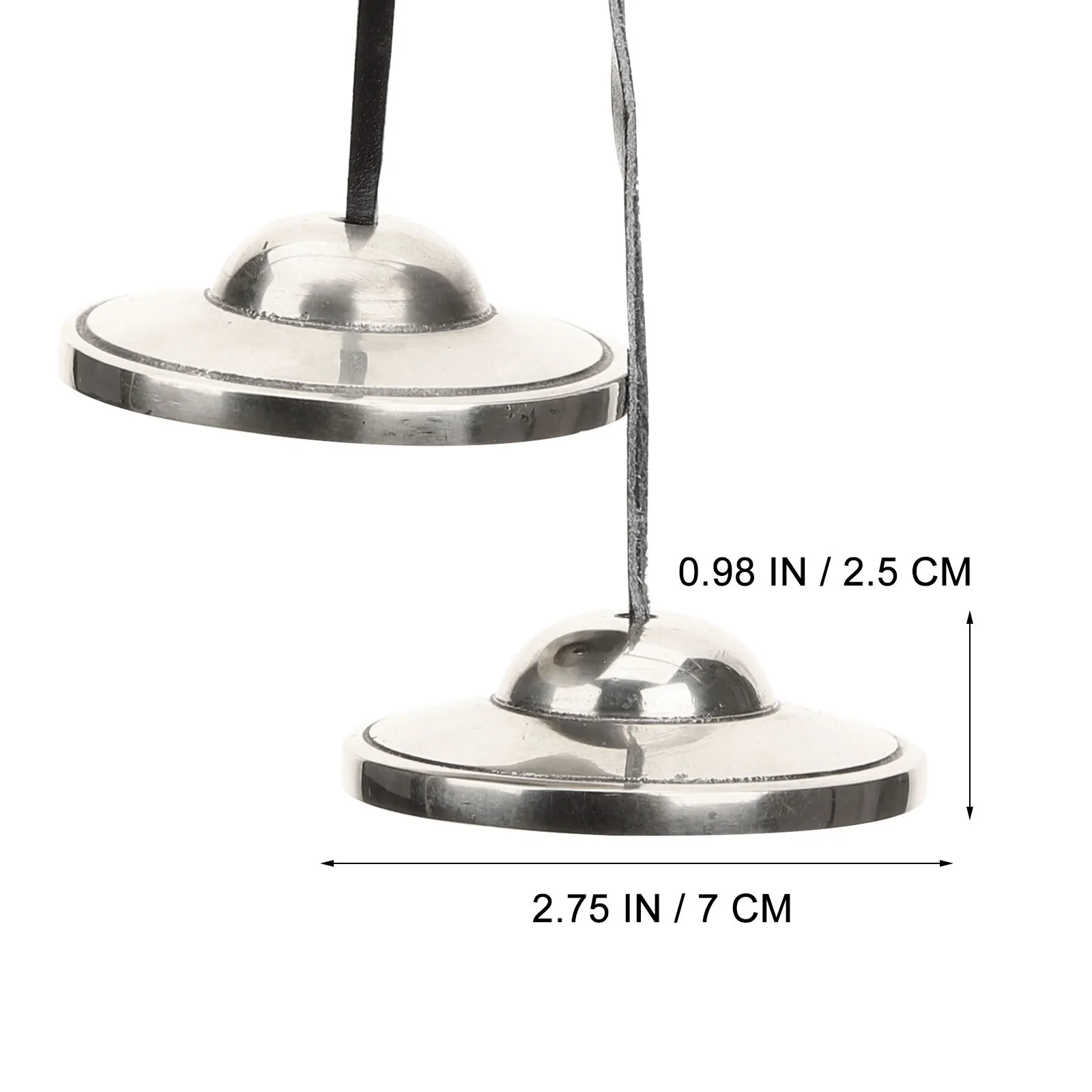 

1Set Cymbal Bell for Meditation Yoga Spiritual Practice Simple Design Portable Religious Ceremony Percussion Instrument Positive