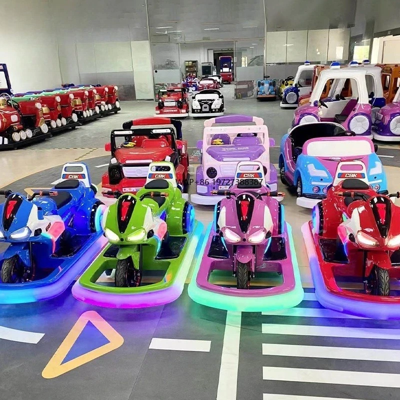 Fiberglass Reinforced Plastic Material High Quality Commercial Riding Motorcycle Bumper Cars with radar Safety Range