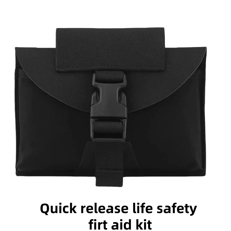 

Outdoor survival kit, vest, waist belt, Molle seal quick release first aid bag