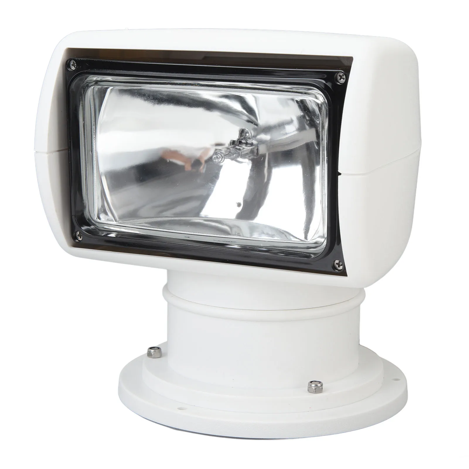 كشاف بحري 100 وات 355 °   كشاف هالوجين محمول مقاوم للماء IP66 للتحكم عن بعد لقوارب صيد اليخوت