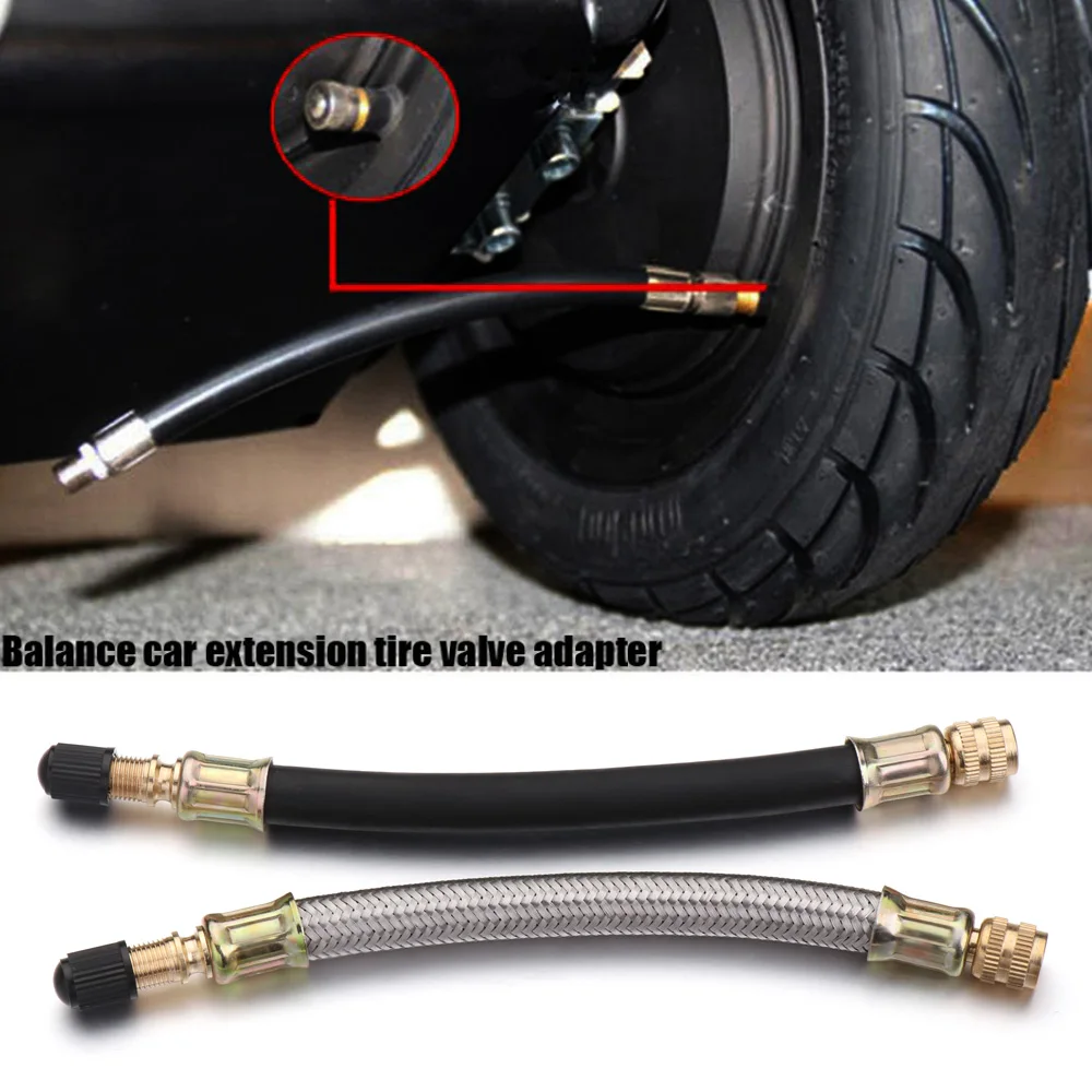 Cycling Tool Electric Scooter MTB Bike Accessories Air Pump Extended Nozzle Silicone Nozzles Scooters Valve Adapter