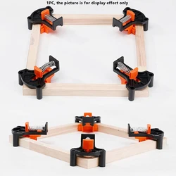 1pc Quick Adjustable Hand Tools Furniture Fixing 90 Degree Angle Clamps Woodworking Corner Clip Right Angle Clips Fixer Tools
