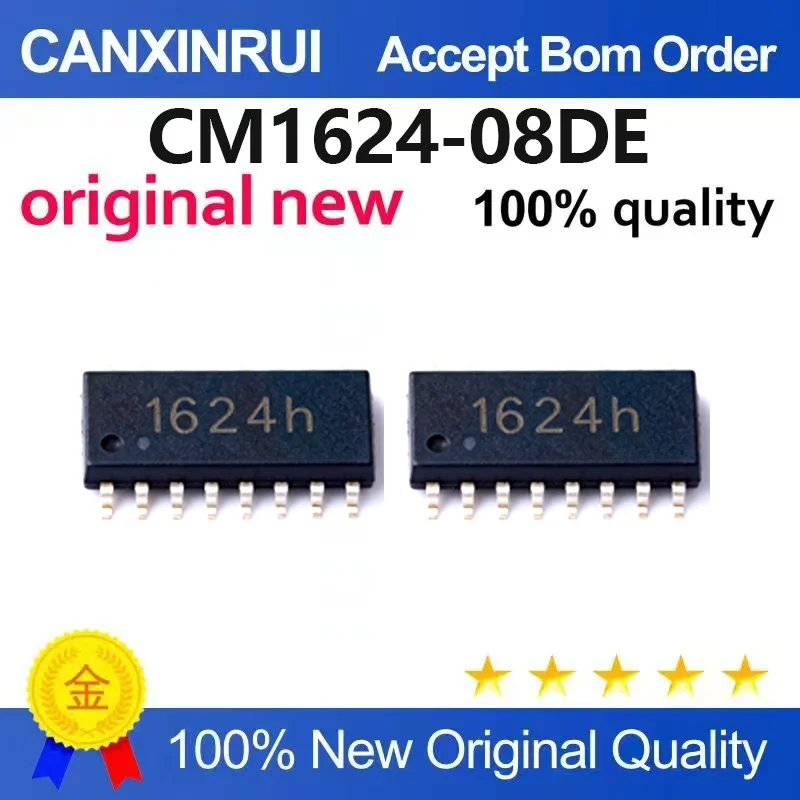 （5pcs-10pcs）Brand new original CM1624-08DE patch UDFN-16 RC/LC network EMI electromagnetic interference filter