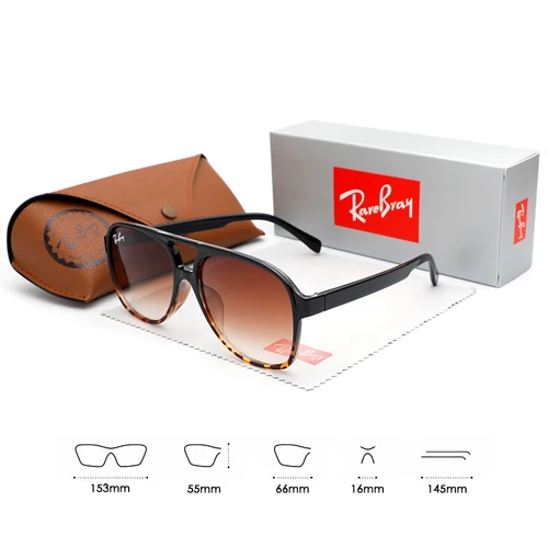 Imagen 2 del producto RareBray Moda Gafas de sol polarizadas con montura grande Piloto Ocio al aire libre Gradiente Gafas protectoras unisex