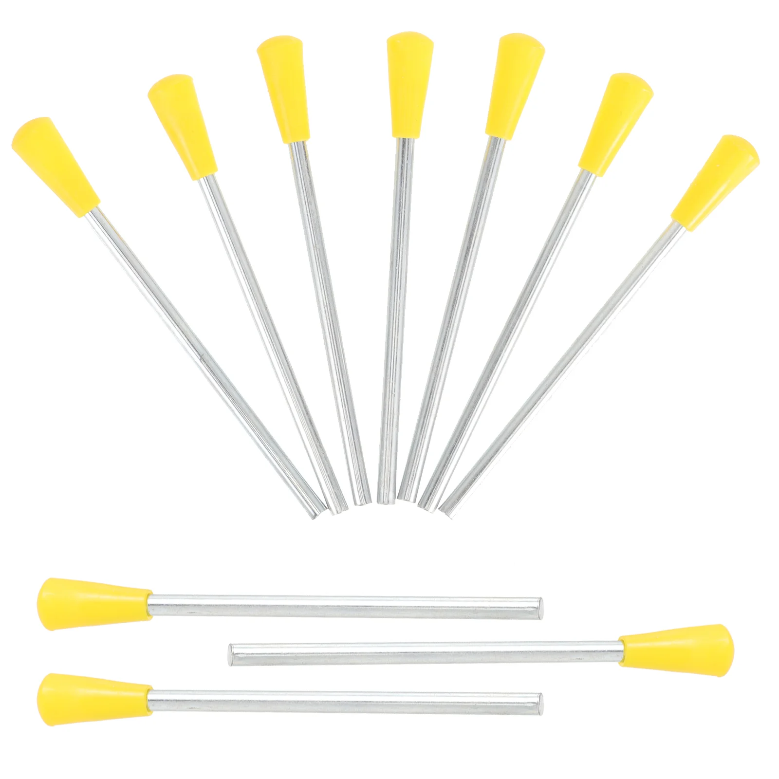 10 Pcs Percussion Instruments Triangle Iron Hammers Sticks Replacement Mallets Rod Stricker Musical