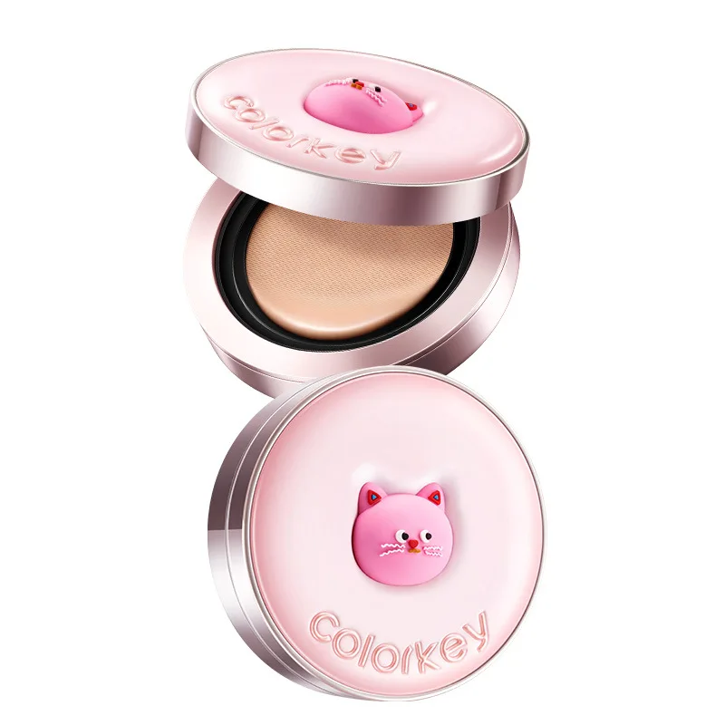 

Крем-кушон COLORKEY POKKY MAO SOFT-FOCUS SETTING CUSHION 12 г: Матовый, смягчающий, для жирной кожи, тональный крем-консилер, косметика для макияжа