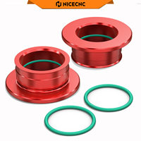 NICECNC Rear Wheel Spacers Hub Collars With O-rings For Stark Varg EX MX 2024-2025 Electrical Bike 7075-T6 Aluminum Anodization