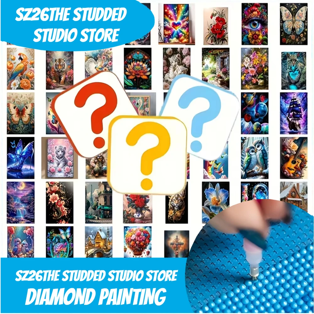 Blind Box Random Shipping Diamond Painting Set Mystery Box Diamond Painting 5D DIY Diamond Embroidery Random Handmade Gift