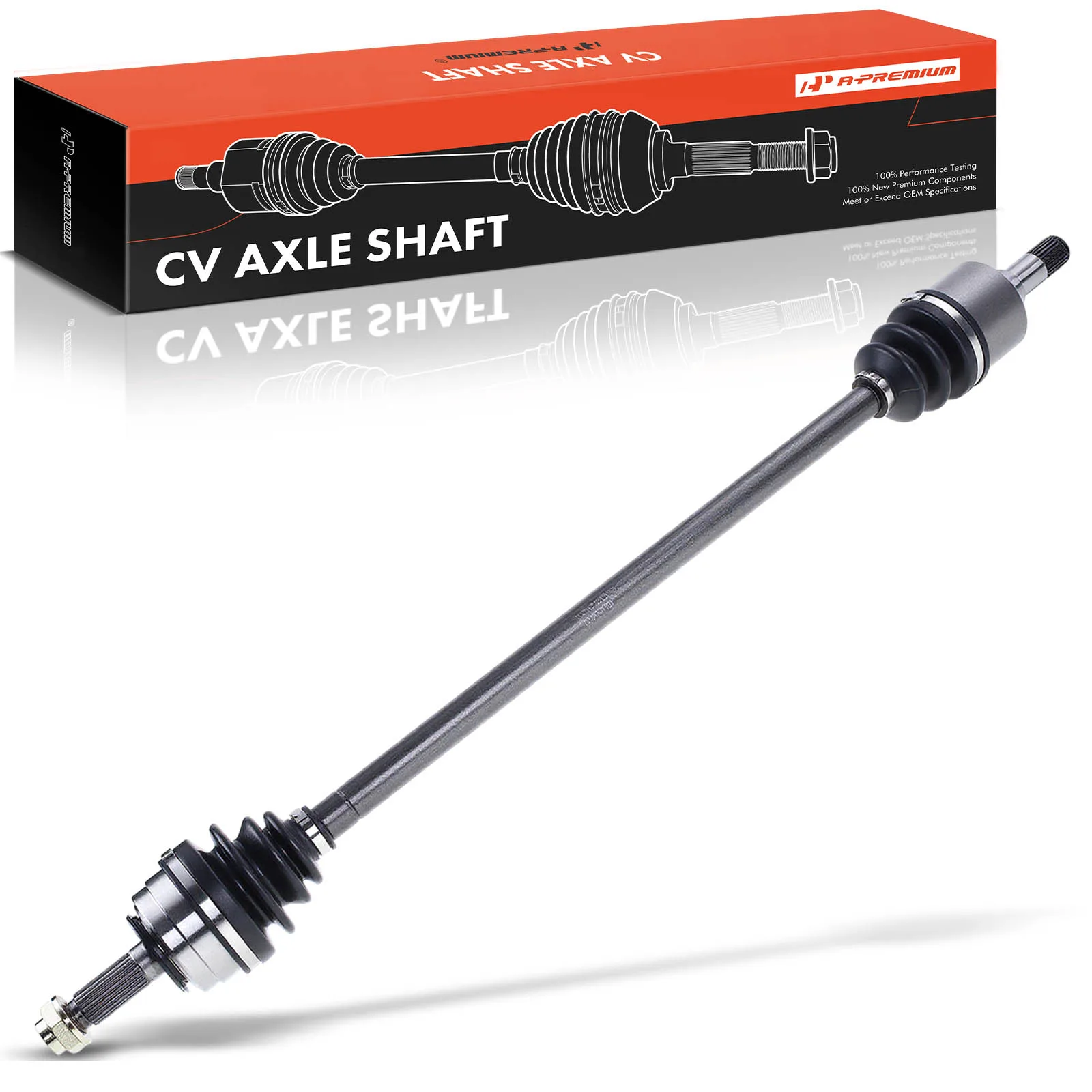 A-Premium Front Driver Side CV Axle Assembly for Honda Civic CRX 1988 1989 1990 1991 L4 1.5L FWD