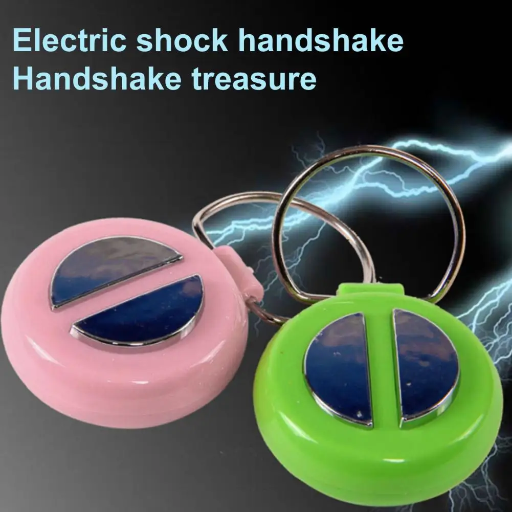 Hand Buzzer Toy Shocking Handshake Trick Joke Toy Party Prank Toy Electric Tricky Toy for April Fools Day Halloween Random Color