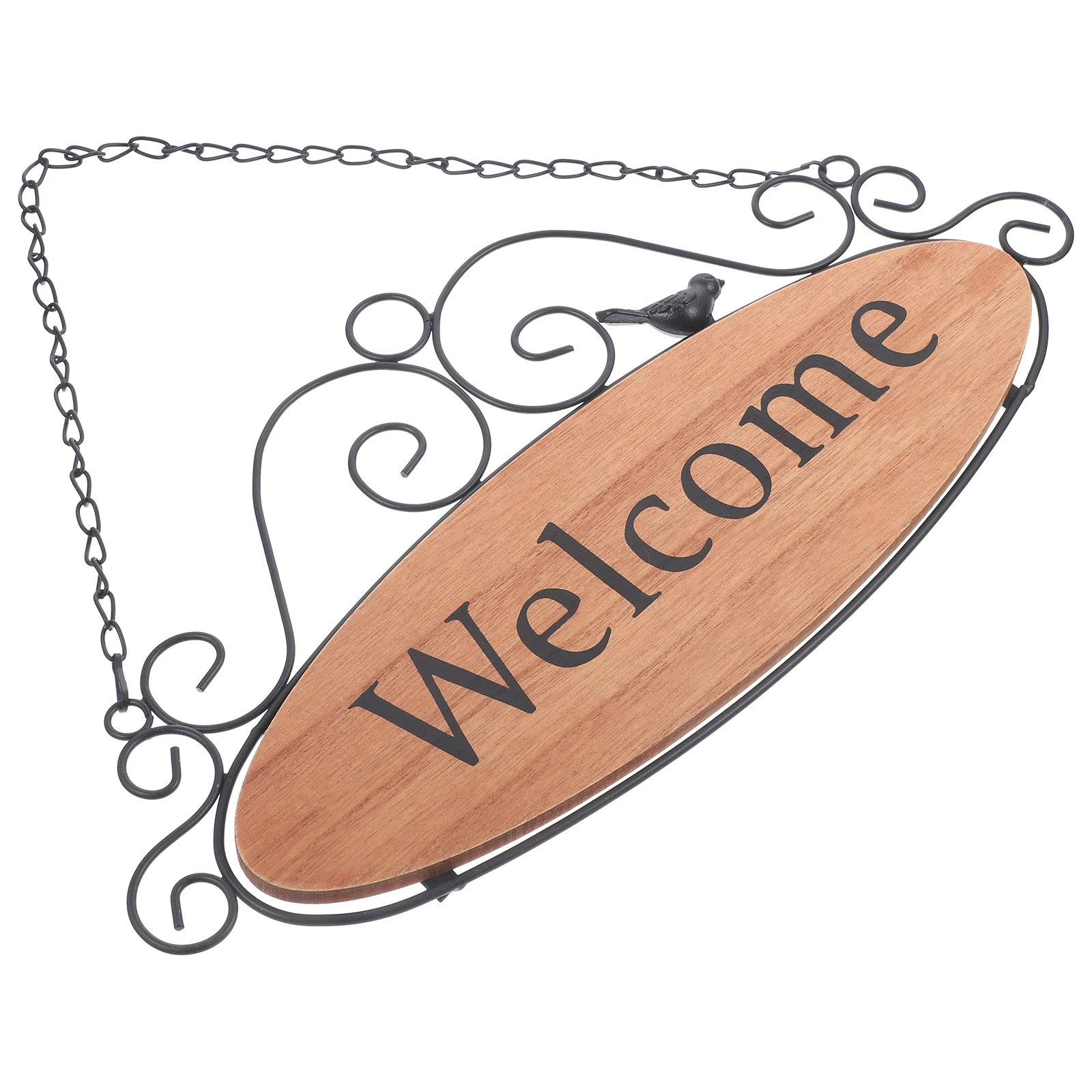 

Iron Decorative Sign Hanger Welcome Plaque Welcome Sign for Door Window Party Festival DIY Front Door Decor nament