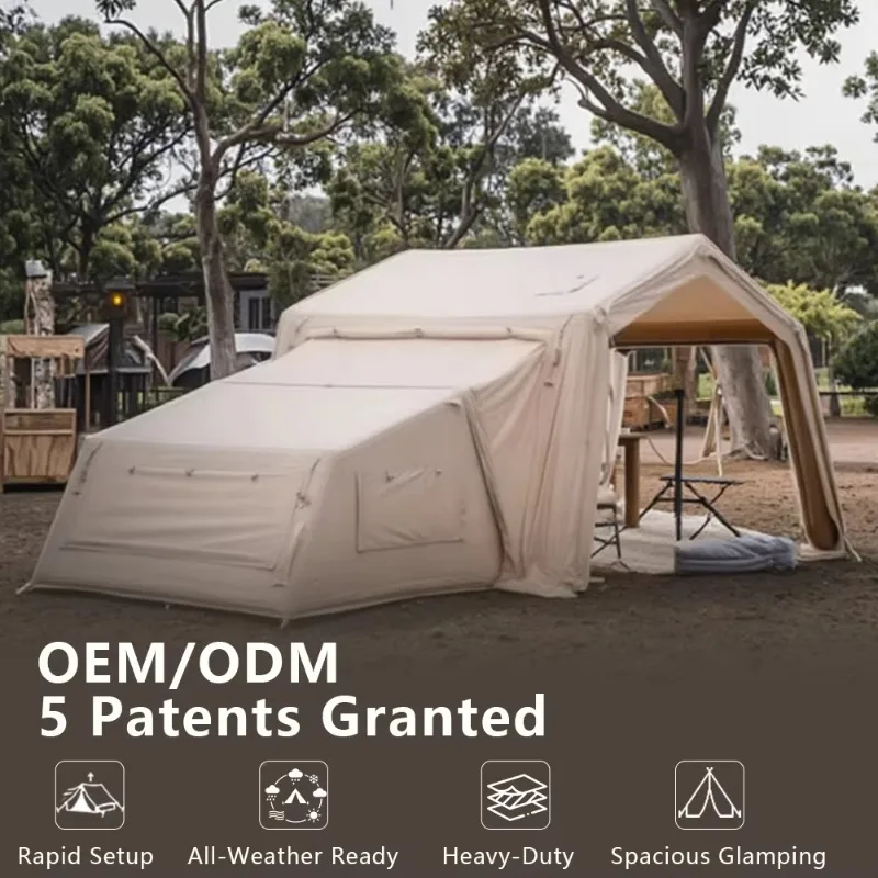 

Pvc Tube Tent Brands Custom Factory Wholesale Heavy Duty Awning Anti-Uv Nadmuchiwany Cozy Inflatable Tent for Backpacking