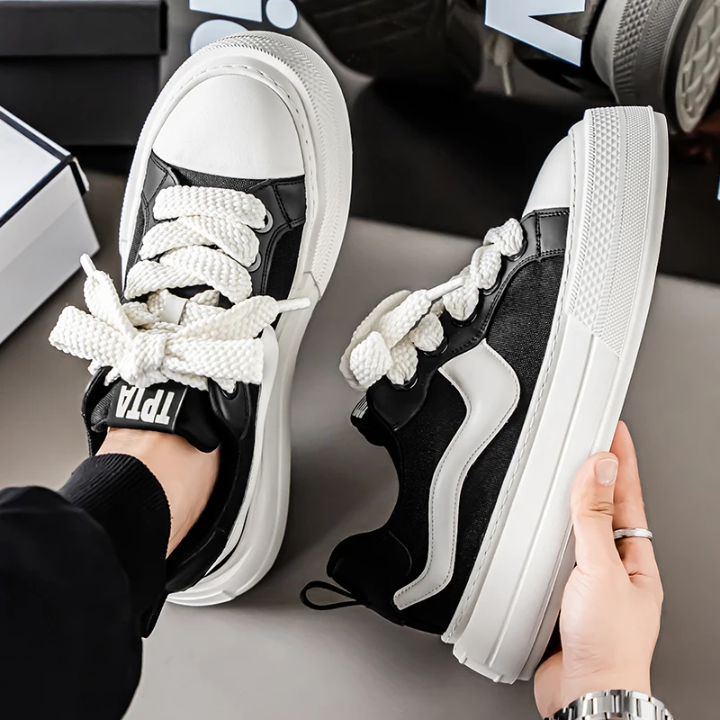 Nowe męskie buty deskorolkowe, sneakersy, buty do skateboardingu, buty codzienne Boost, antyzapachowe, wygodne, trwałe, antypoślizgowe, klasyczny styl, rok 2025.