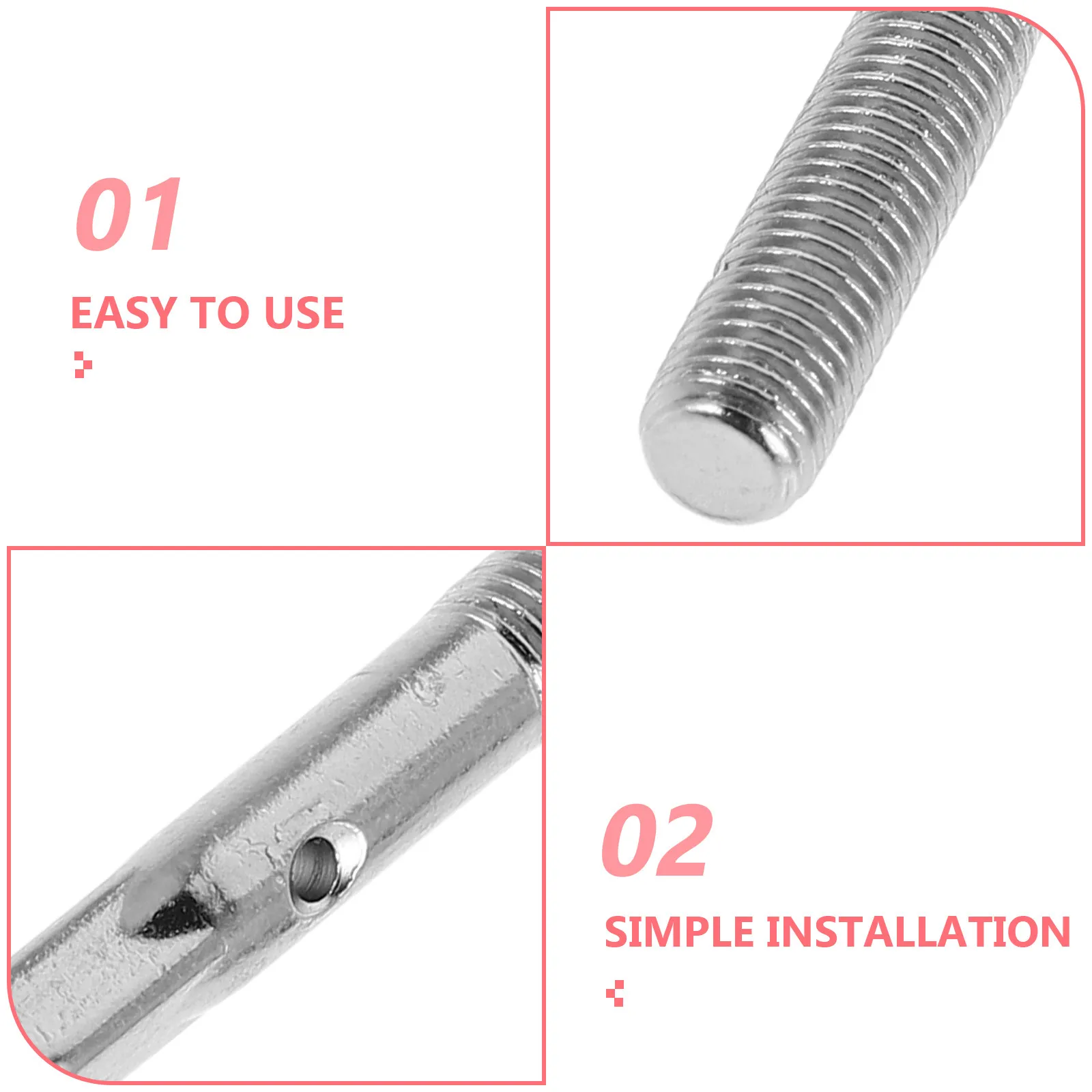 1Set Metal Harp String Pegs Accessories Replacement Professional Tuning Pegs Harp Parts Stable Fastening Nails