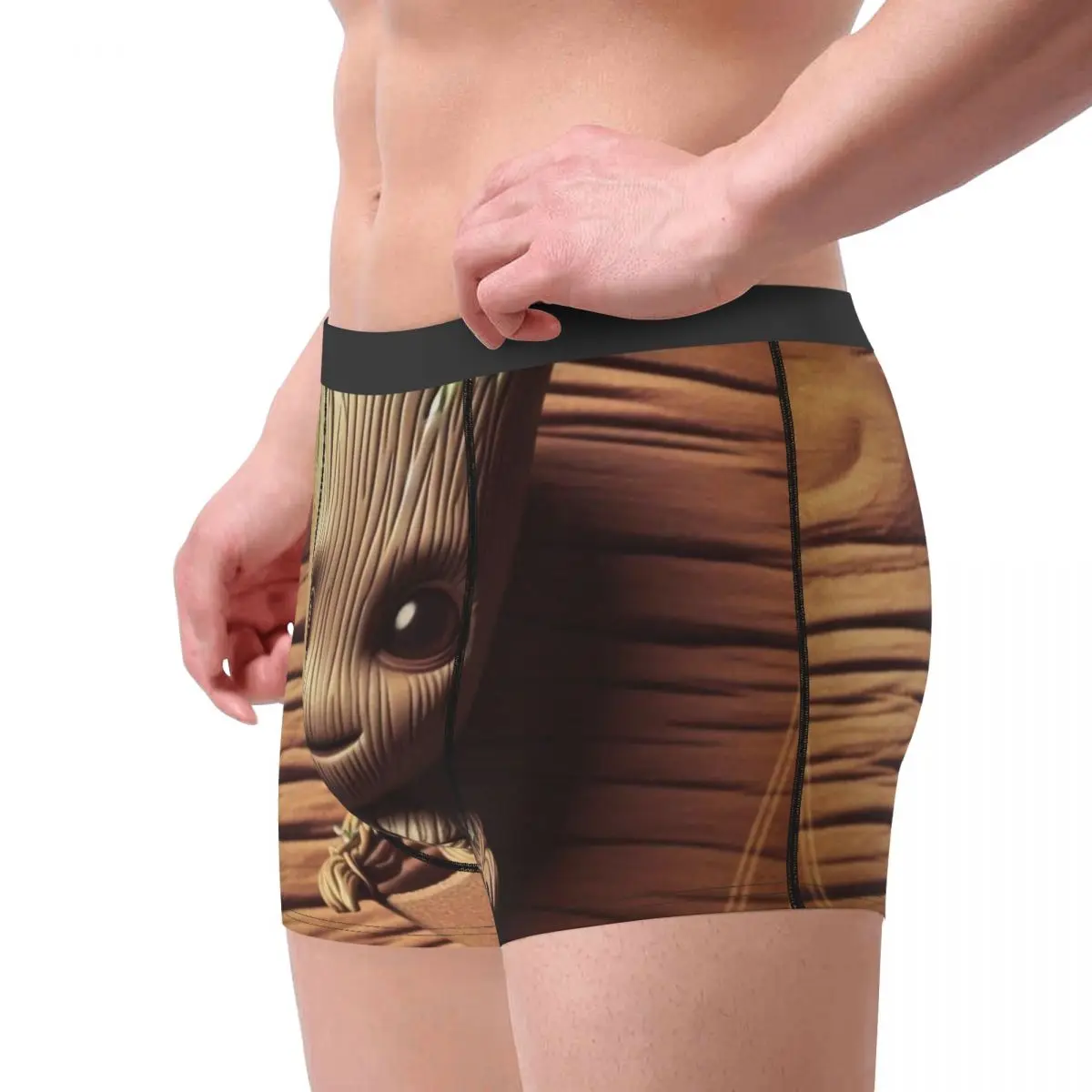 ملابس داخلية مثيرة من Guardians Of The Galaxy I AM GROOT Monster Boxers سراويل داخلية للرجال قابلة للتنفس