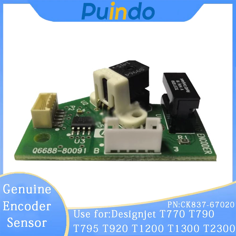 

Genuine CK837-67020 Encoder Sensor for HP Designjet T770 T790 T795 T920 T1200 T1300 T2300 110 620 1120 Z2600 T1700 T1708 Z6 Z9