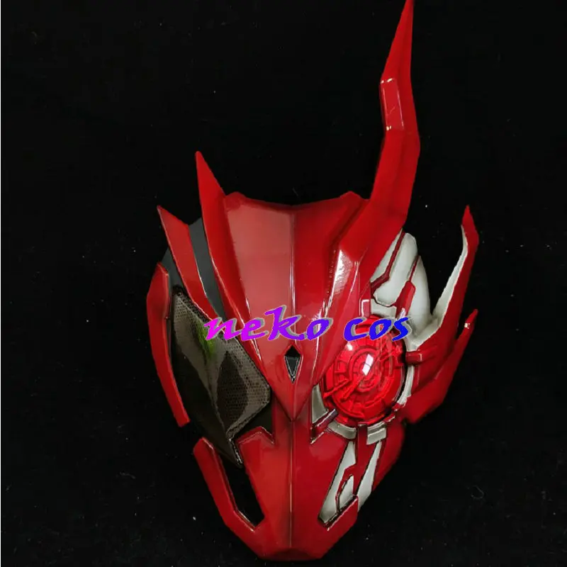 nekocos rider Red Ark-Zero-One  Helmet  Mask blister Cosplay costume  Props Toy Gift Halloween Role Play