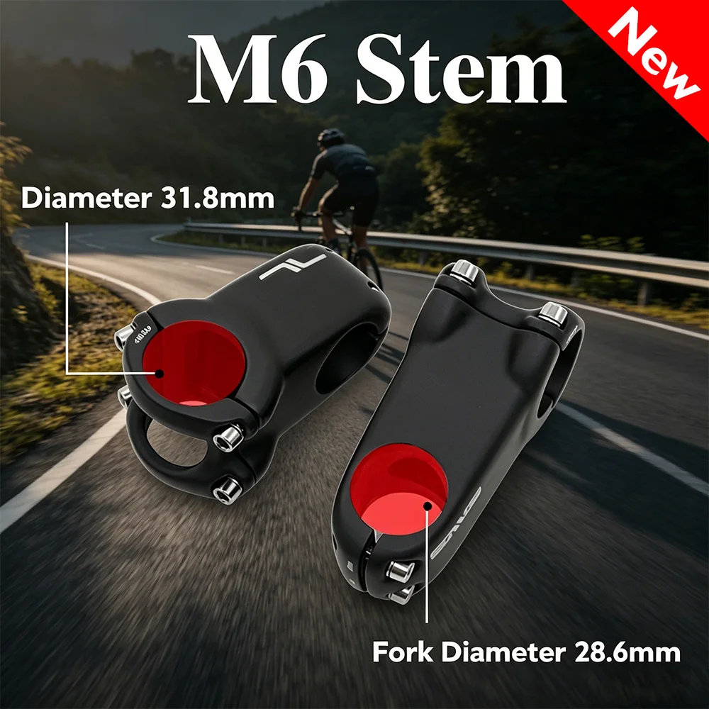 

2026 Hot Carbon Fiber Bike Stem 31.8mm 0 Degree Ultralight Mountain Road BMX Fixed Gear Stem for Fork with Bicycle Accessories