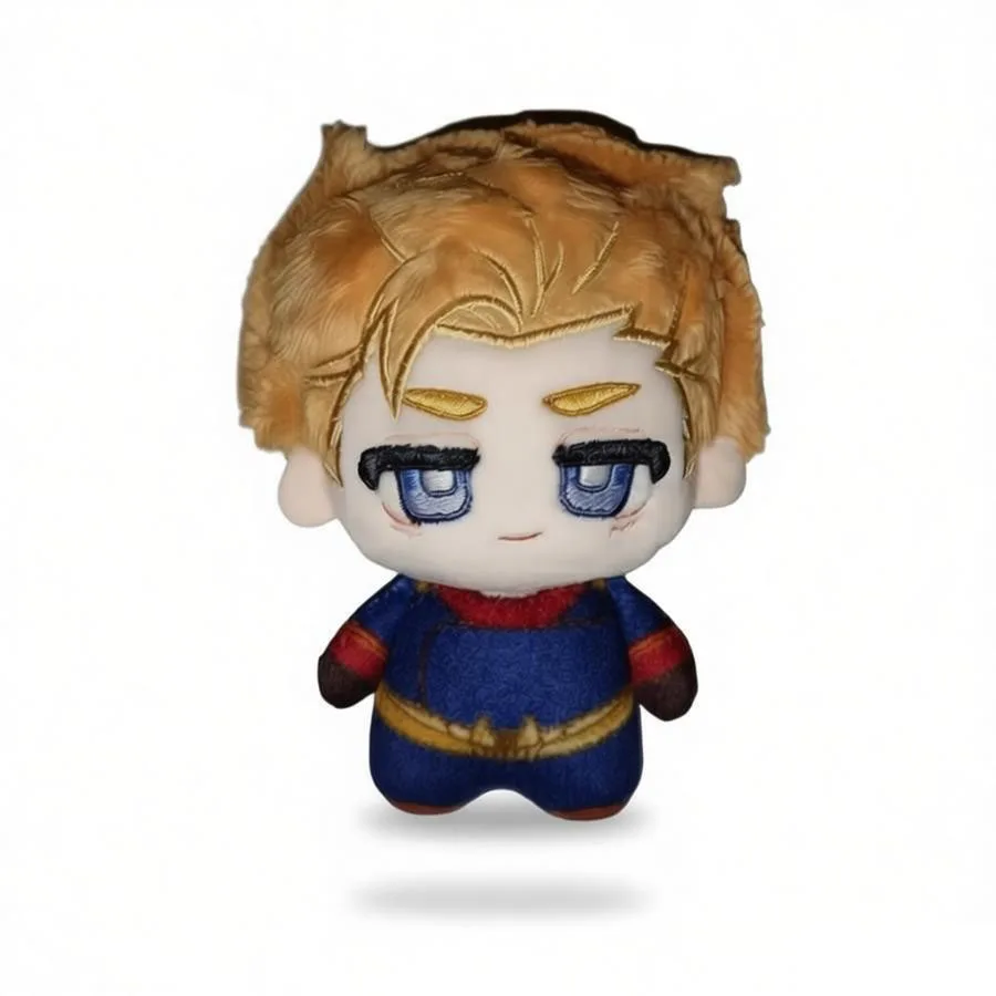 10cm Stuffed The Homelander Plushie Toys Anime The Boys Soldier Peripherals Plush Dolls Backpack Decorative Pendant Xmas Gifts