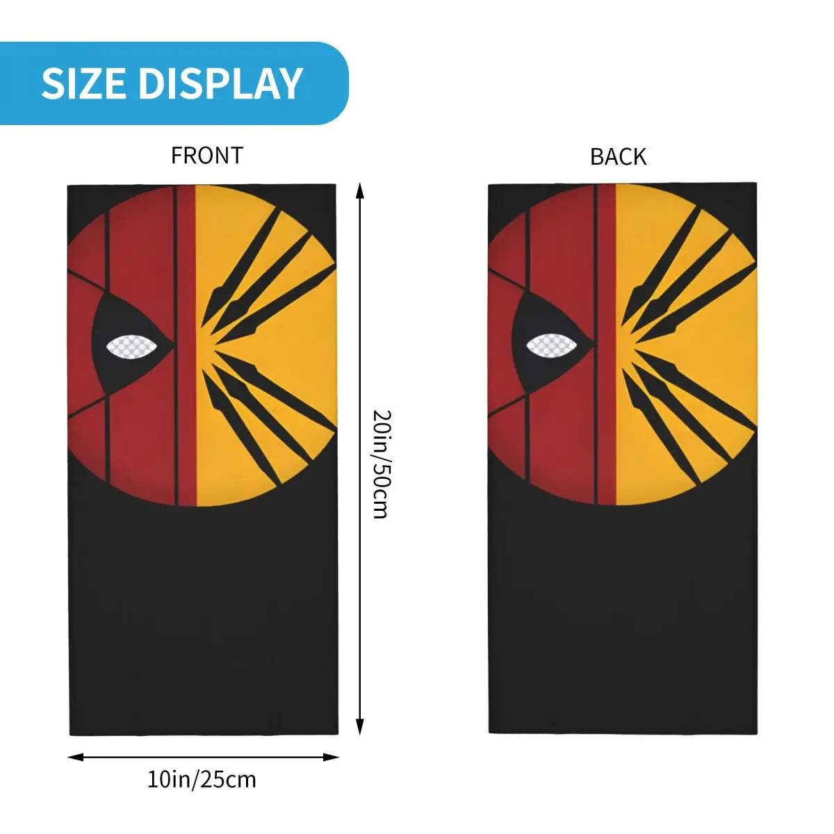 Brand New Logo Bandana Neck Gaiter Printed Motocross Deadpool & Wolverine Wrap Scarf Running Unisex Adult Windproof