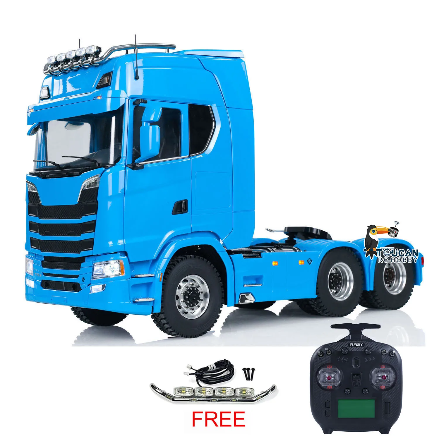 Nuovo 770S 1/14 RC Trattore Camion Rimorchio 6X6 Tamiyaya Camion con Porte Apribili Sistema Audio Leggero Modello di Trattore di Controllo Remoto