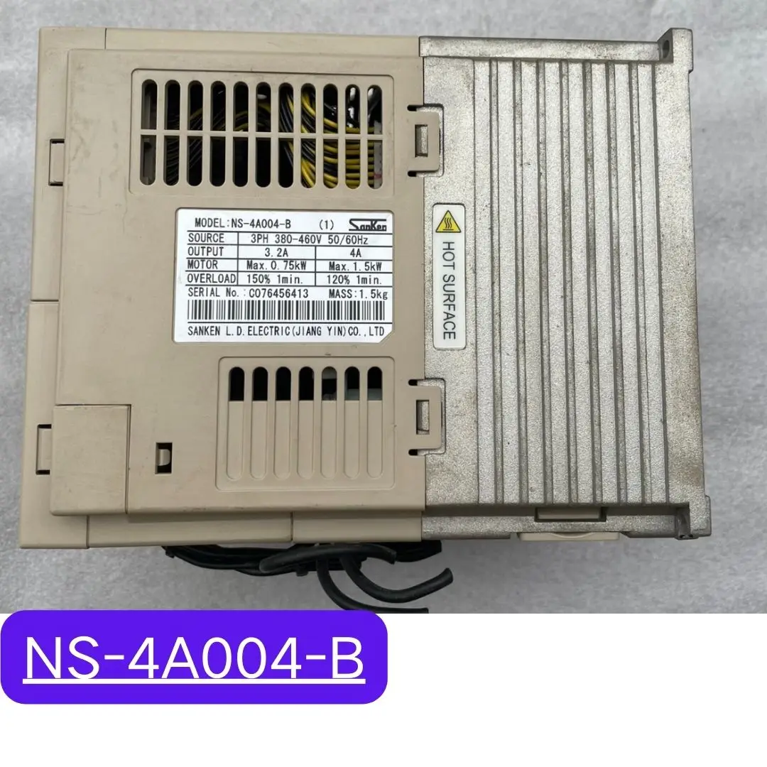 Used NS-4A004-B inverter 0.75KW/1.5KW 380V Test OK Fast Shipping