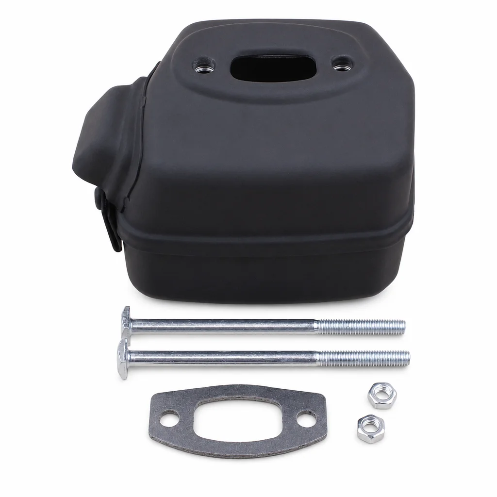 Saw Parts Muffler Exhaust Gasket Kit For Husqvarna 51 55 50 Rancher Chainsaw Includes Muffler Bolts Nut Replaces 501768801