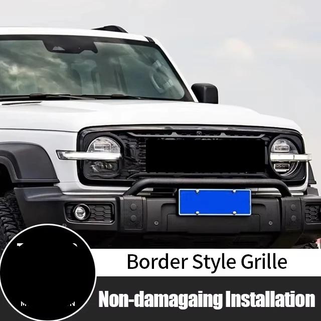High Quality ABS Auto Parts Exterior Accessories Border Style Front Grille For GWM Tank 300