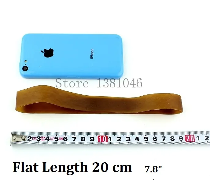 Width 2cm Extra Large Brown Elastic Rubber Bands For Parcel Packing Packaging Office Supply