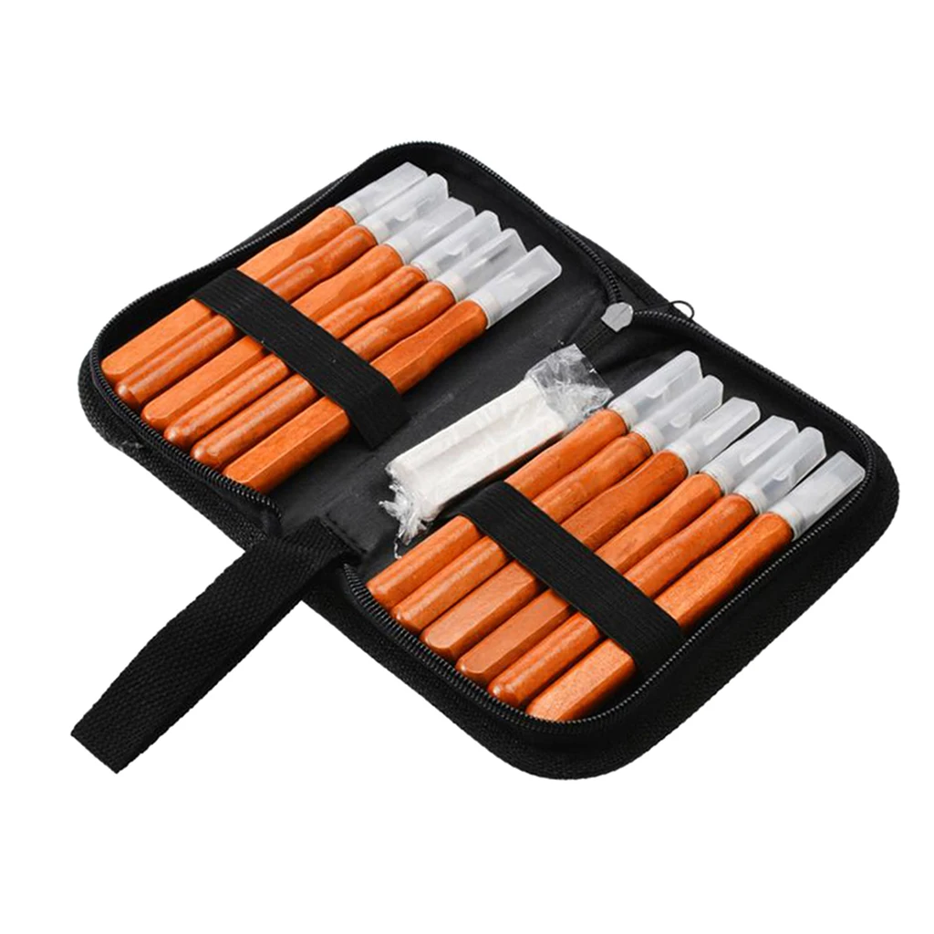 12pcs Woodworking Carving Knife Sculpture Sculpt Set Wood Carving Chisel Knife Hand Tool Set