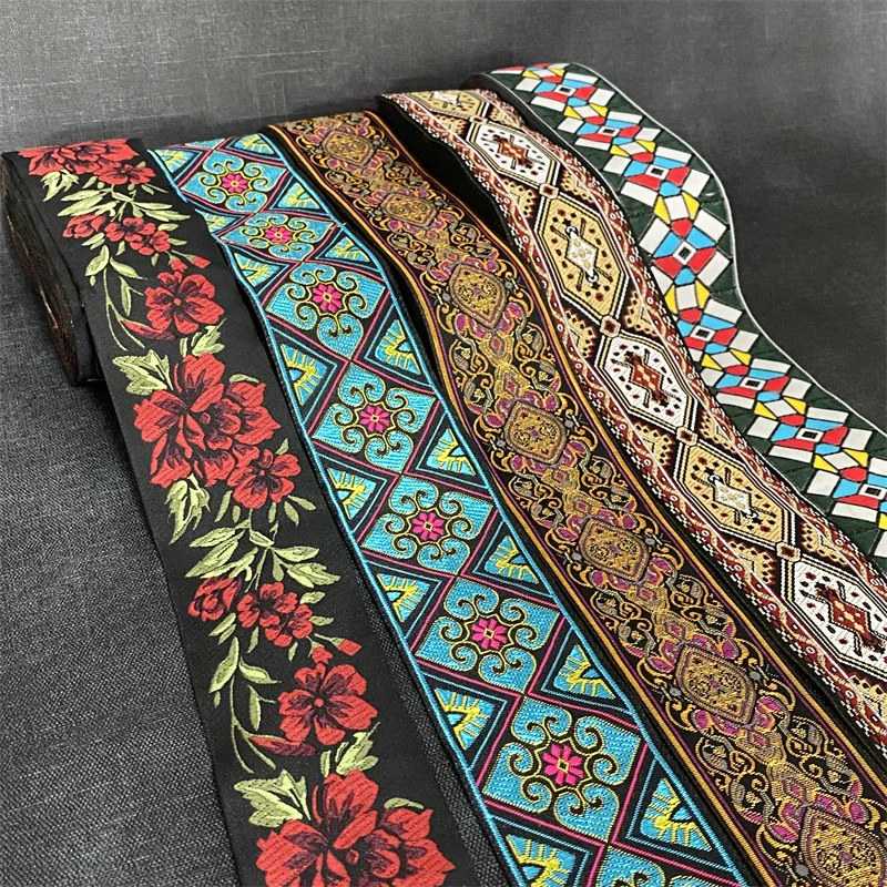 5cm multi-color ethnic lace accessories ethnic minority clothing collars Hanfu DIY clothing sewing decorative lace