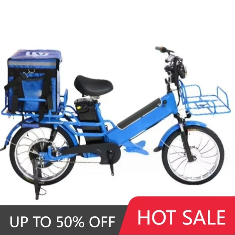 WWQ Popular export electric scooter cheap and high quality 48v adult battery car two-wheel pedal electric bicycle delivery truck