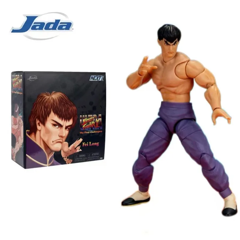 Figura de Acción Coleccionable de 6 Pulgadas de Jada Toys 1/12 Ultra Street Fighter II: The Final Challengers Fei Long, Exclusiva del SDCC, Regalo