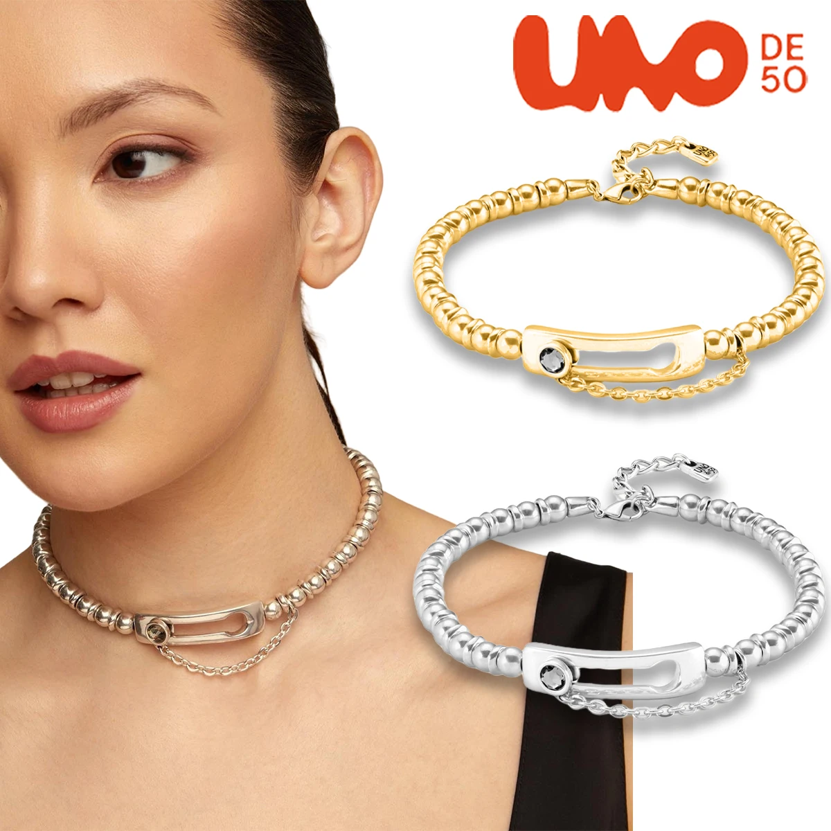 

UNODE50 necklace Spanish fashion brand niche hollow design, light luxury, popular fashion, versatile