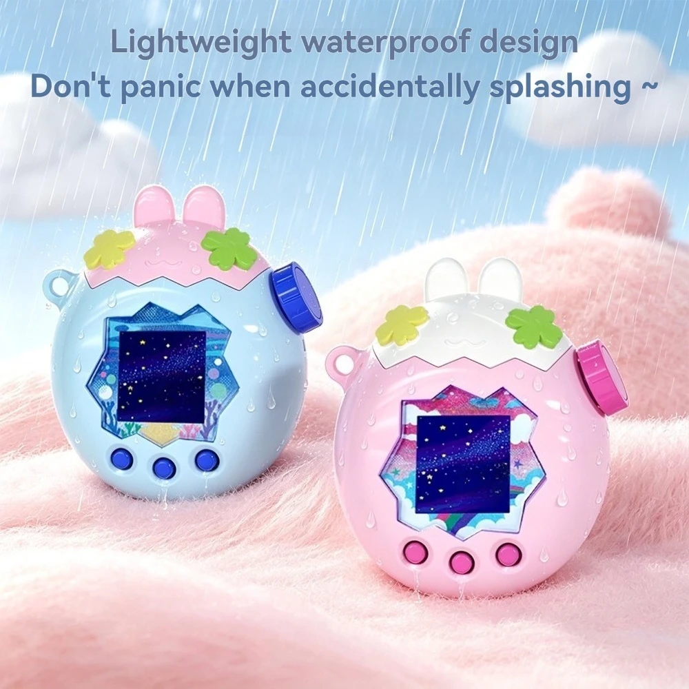 For Tamagotchi Paradise Transparent Glitter Protective Case Anti-Scratch Full Coverage Clear Cover Dustproof Shell