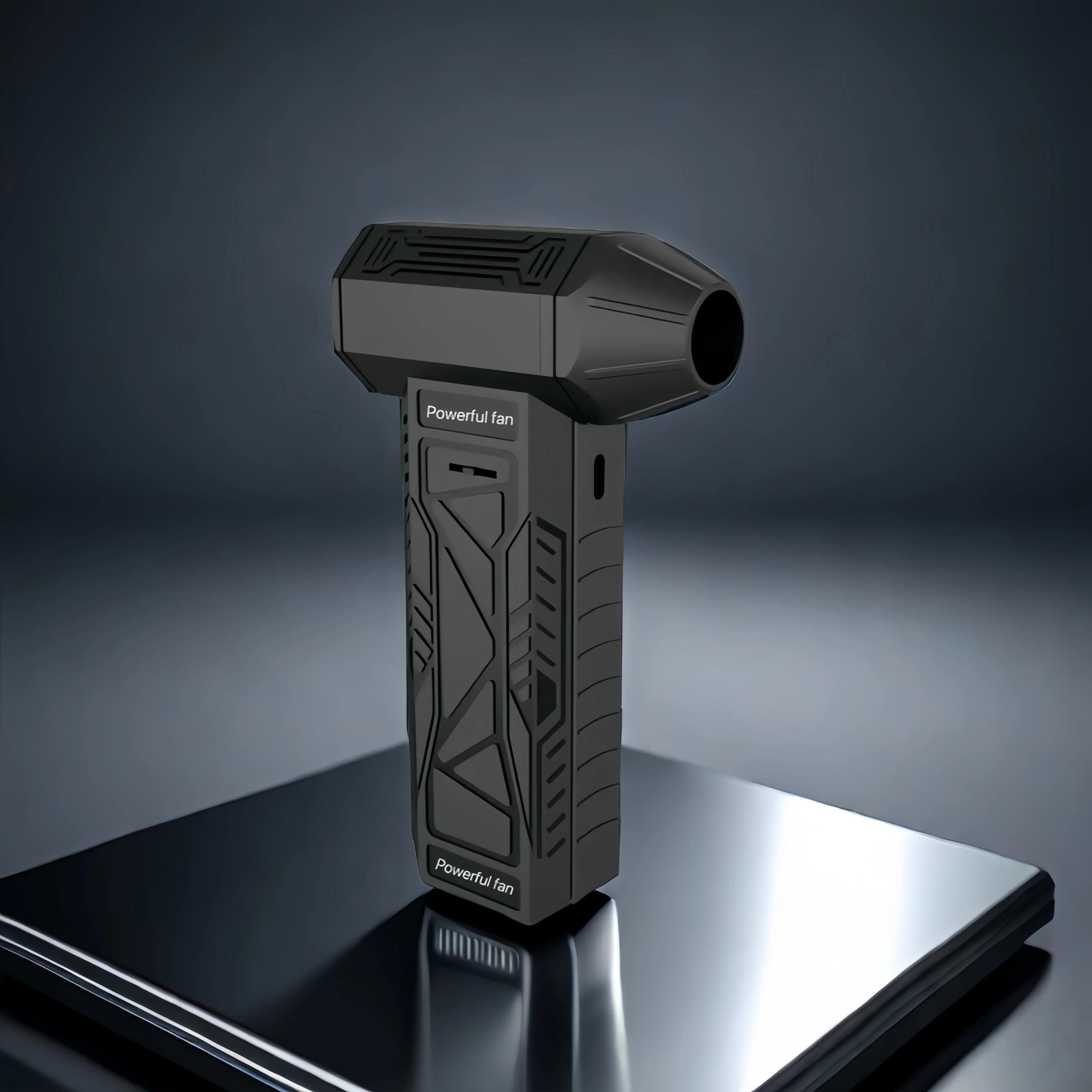 130000RPMTurbojet fan, rechargeable blower, infinitely variable speed, handheld brushless motor, cross jet gun car cleaning tooL