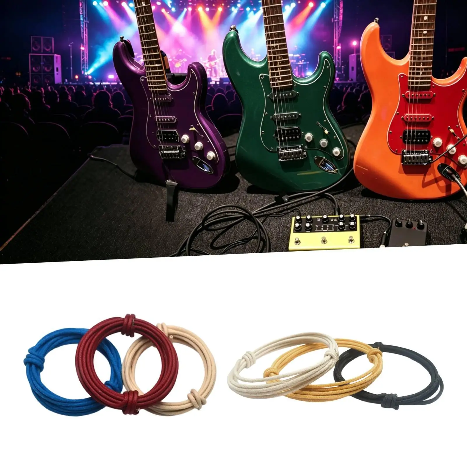 Pickup Wiring Wire Pickup Wire Convenient Accessories Repair Versatile Compact Metal Practical Replace Part Hookup Wires
