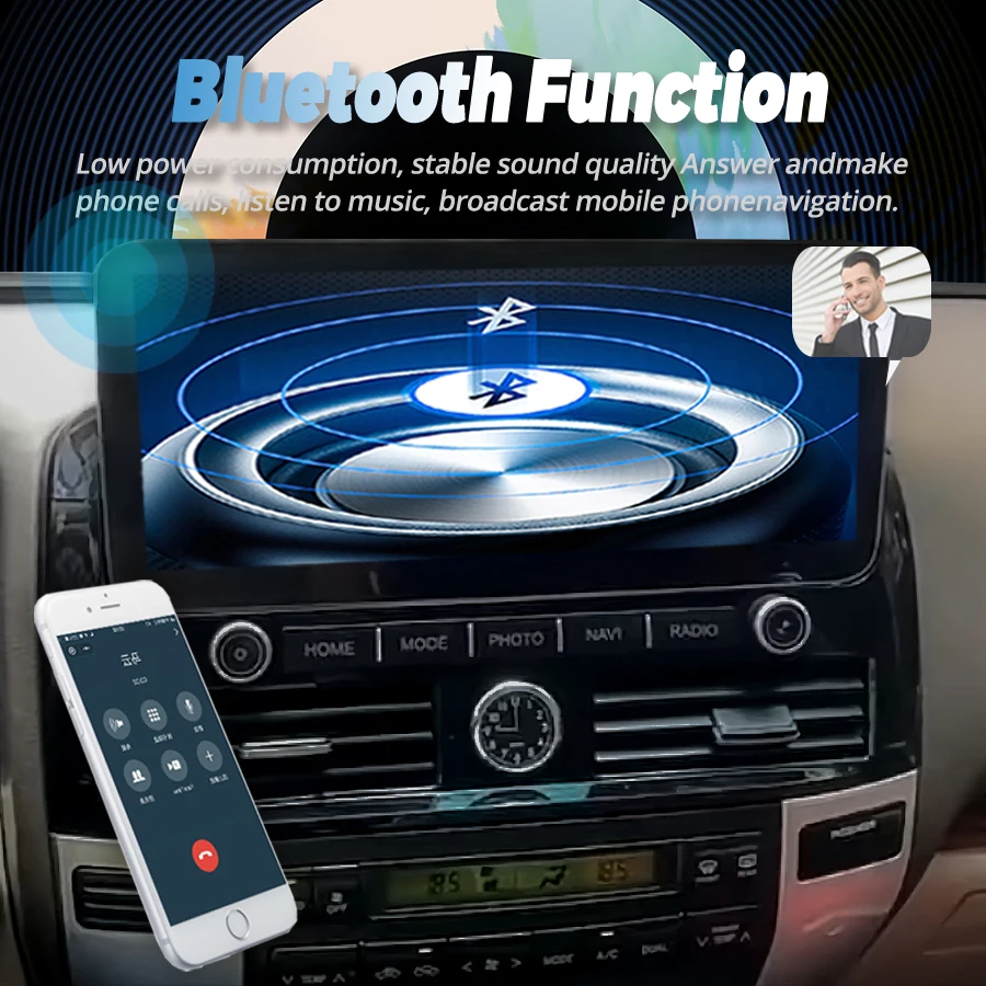 8G 256G Car Radio Android Auto Carplay For Toyota Land Cruiser Prado 120 2004 - 2009 Multimedia Stereo 2din GPS Head Unit Wifi