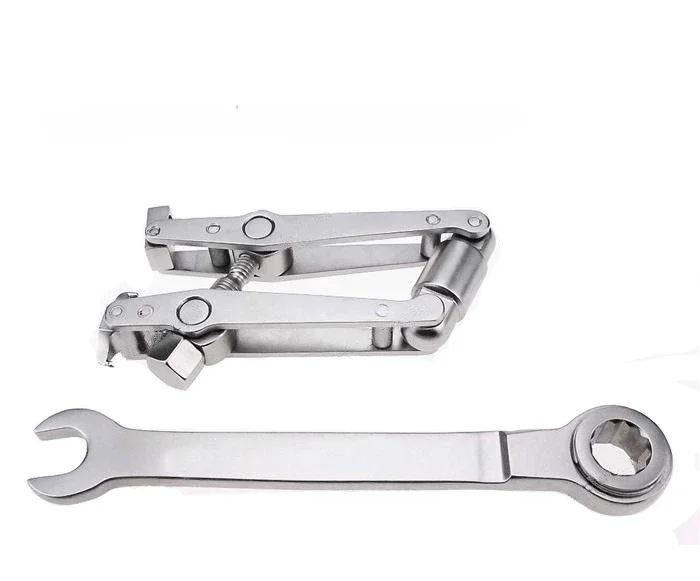 

Orthopedics Instrument Stainless Steel Tension Device Retractor Compression&reduction Device with Wrench