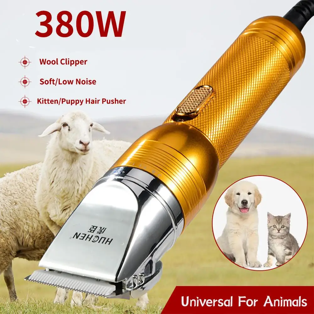 Aparador de Pêlos Elétrico Caxemira Tapete Acolchoado Aparador Pet Gato Cão Coelho Ovelha Cabra Shearer Household 12v 380w