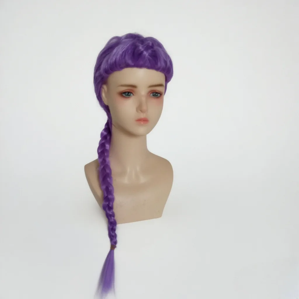 HUNTR/X Rumi Cosplay Wig Film KPop Demon Hunters Young Rumi Cosplay Wig Little Hair Outfit For Hallowmas Party Girl Comicon