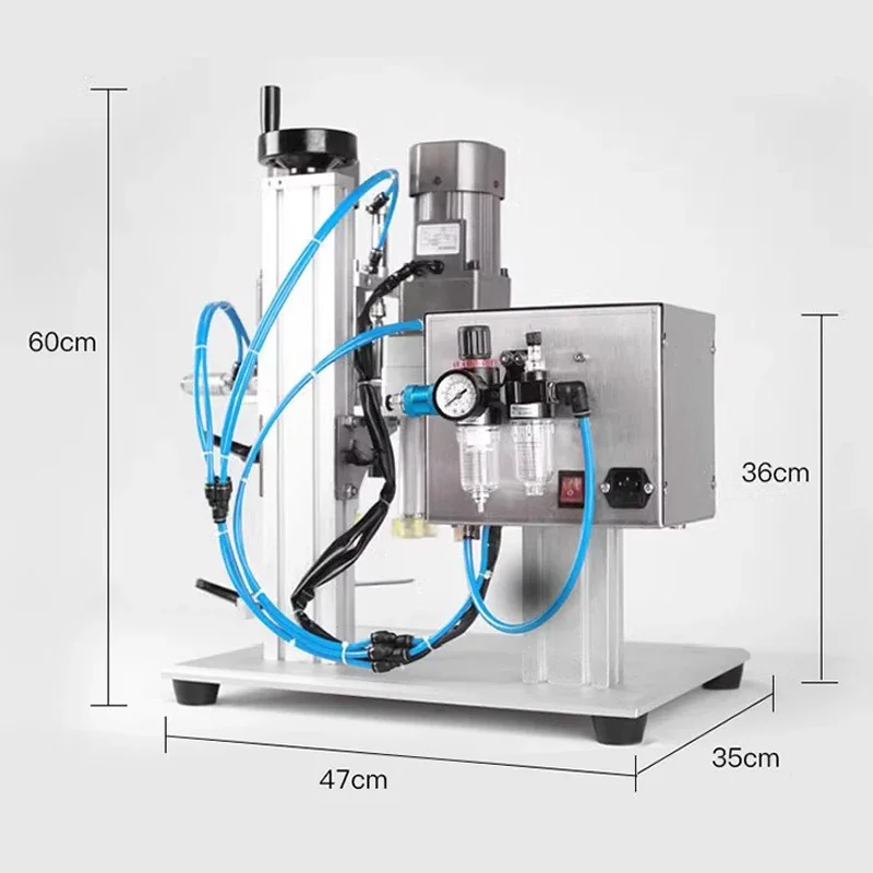 Desktop Automatic Bottle Capping Machine Trigge Cap Capper Twist Sealing Cap Locking Capper Screwing Machine 18-50MM/50-90MM