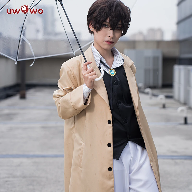 

UWOWO Dazaii Cosplay Dazaii Osamuu Cosplay Costume Long Coat Shirt Pants Cosplay Outfit