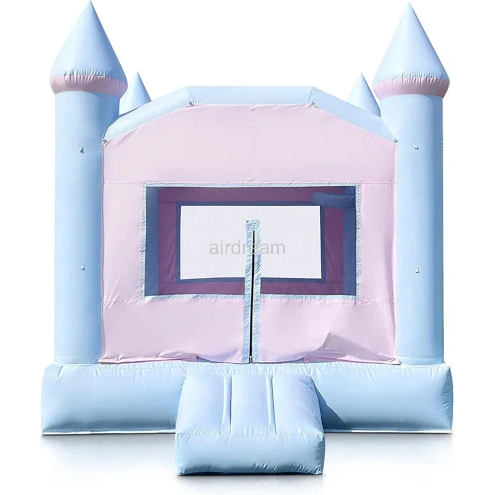 Outdoor Colorful Inflatable Wedding white Bounce House PVC Bouncy Castle/Bridal Bounce For kids jumper jumping bed free air ship