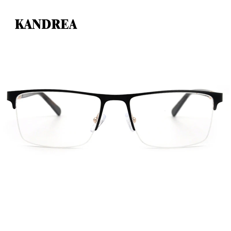 

KANDREA Metal Luxury Business Style Glasses Frame Men Ultralight Male Eyewear 2022 Optical Myopia Prescription Glasses HG5808