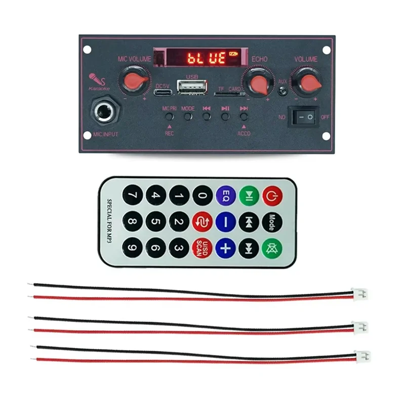 Papan Dekoder Audio ABMF-MP3 untuk Perekaman MP3/WMA/WAV/Flac/Ape Tanpa Hilang Musik Mobil Papan Dekoder MP3 Pengendali Abu-abu