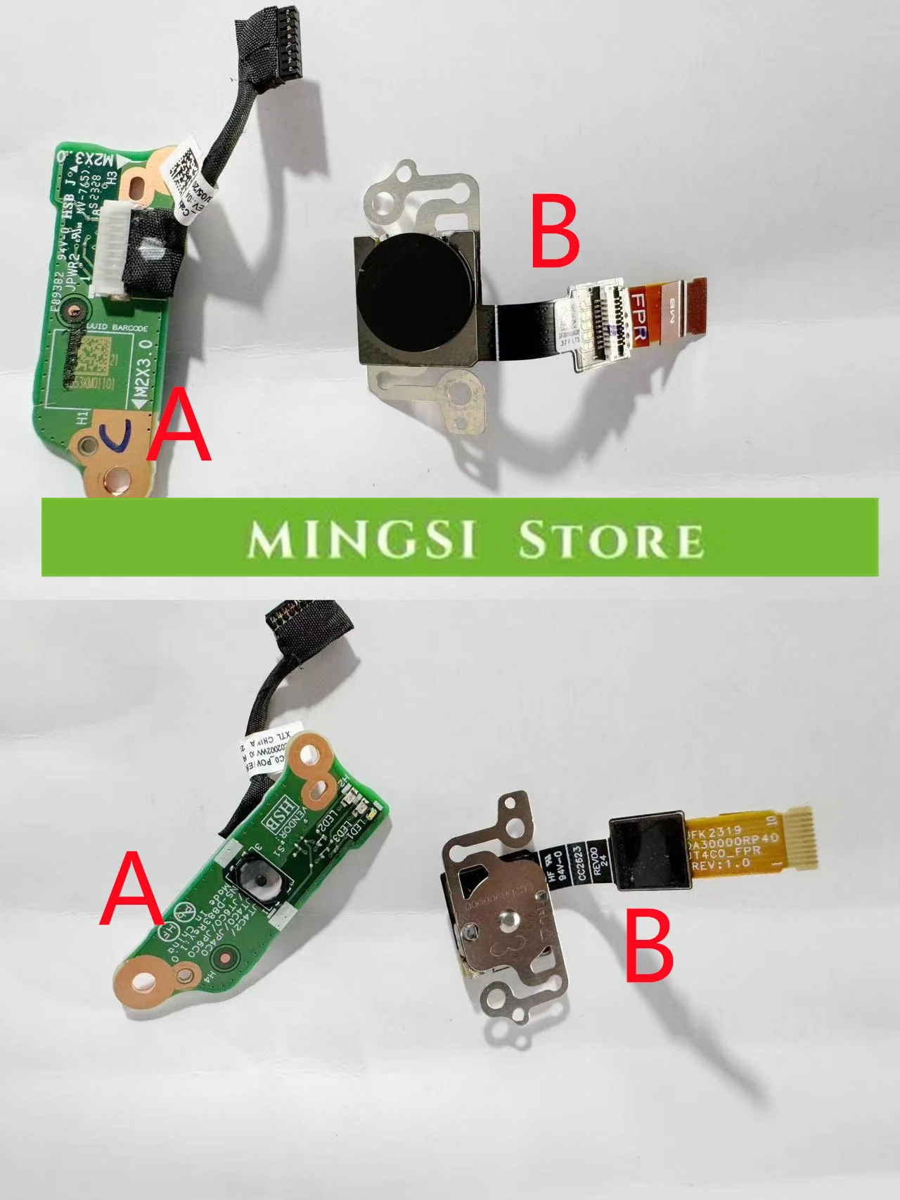 FOR Lenovo T14 P14s Gen3 Gen4 T16 Gen1 Gen2 Power Button Fingerprint Board W Cable NS-D883