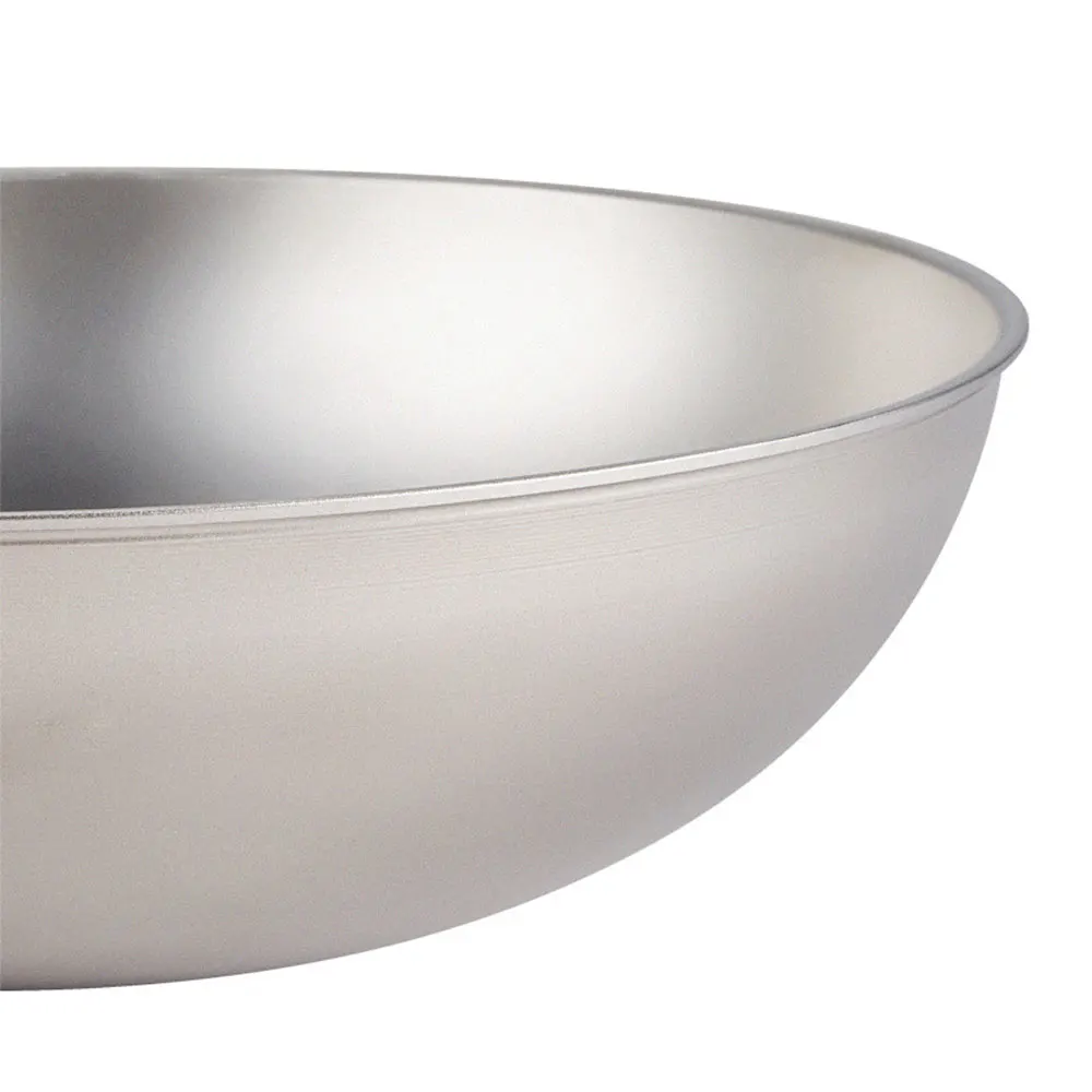 Titan-Braten-Wok, antihaftbeschichtete Pfanne, unbeschichteter Kochtopf, leichter Gasherd für den Haushalt, anwendbar, nicht rostig