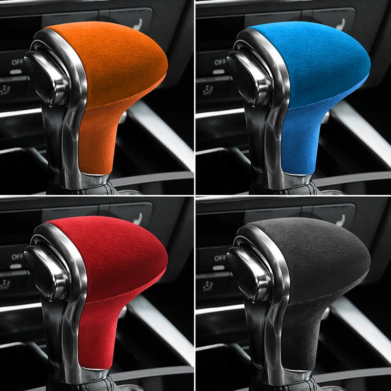 Made of Alcantara For Audi A4L A6L A5 A6 A7 Q5 Q7 S6 S7 Sport Gear Shift Boot Cover Trim Sticker Car Interior Tuning Accessories view 6